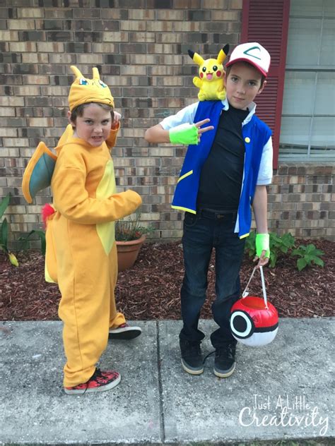9) diy ash ketchum costume. DIY Pokemon Ash Ketchum Costume & Pokeball Candy Bucket