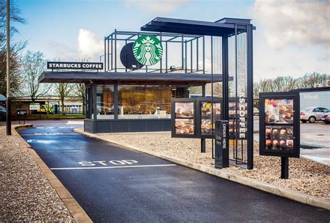 Starbucks Drive Thru Keele North On Behance Starbucks Design Cafe