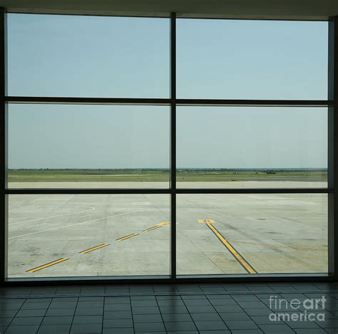 Airport Window Photograph By David Buffington