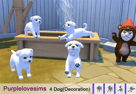 Sims 4 Dog No2 S4cc Sims 4 Dog Decoration Download The Sims Sims