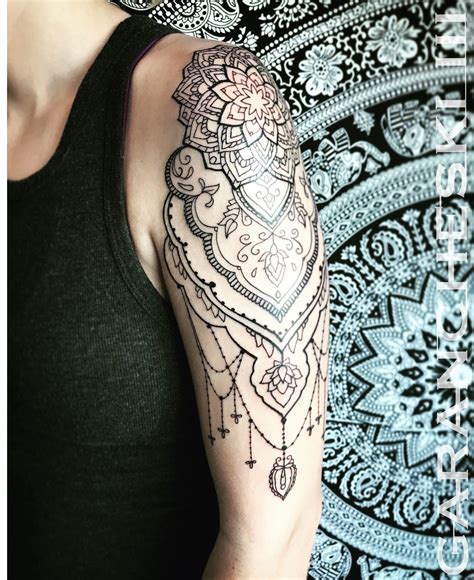 Gorgeous Mandala Half Sleeve Tattoo Piece By John Garancheski Iii At