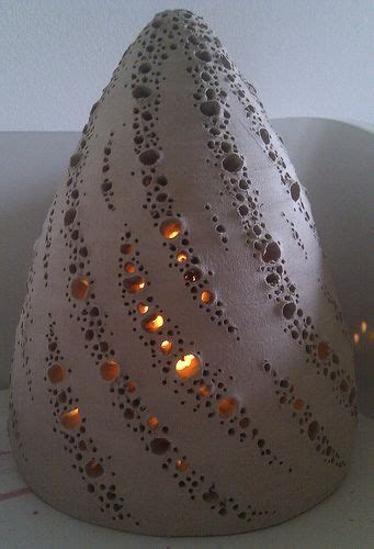Cone Luminary Clay Lanterns Ceramic Sculpture Pottery Designs