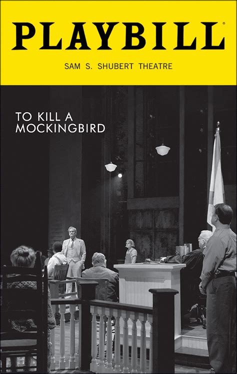 To Kill A Mockingbird London Gielgud Theatre 2022 Playbill