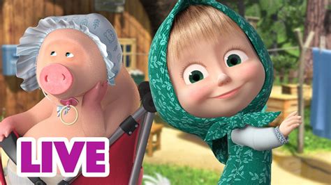 🔴 Live 👧🐻 Masha E O Urso 💥🤸‍♂️ Sem Limites 🤸‍♂️💥 Masha And The Bear Live Youtube