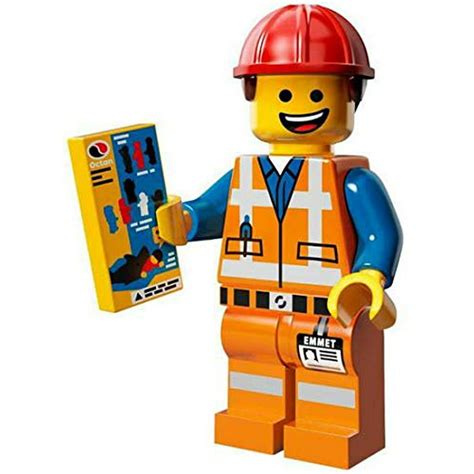The Lego Movie Emmet Construction Worker Minifigure Series 71004