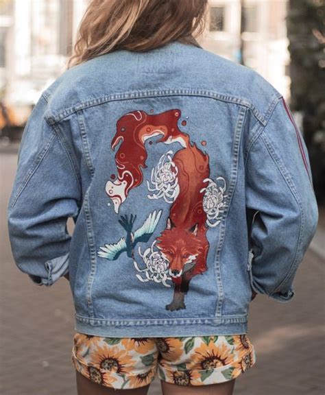 I Custom Painted My Denim Jacket It Was Tough As Heck But It