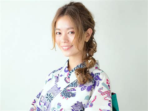 画像 812 ：ロングに似合う！女の子気分のワンサイド浴衣アレンジ 浴衣ヘアアレンジ All About