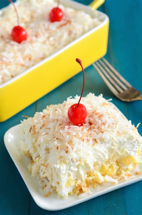 Make this pineapple casserole gluten free, or traditional — both are winners! Twinkie, Pineapple & Coconut NO BAKE Cake! Similar to ...