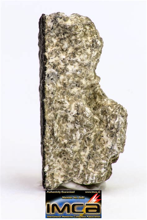 Fragment 3673g Nwa Monomict Eucrite Achondrite With Fresh Fusion Crust