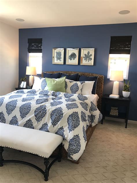 Blue Accent Wall Bedroom Ideas Help Ask This
