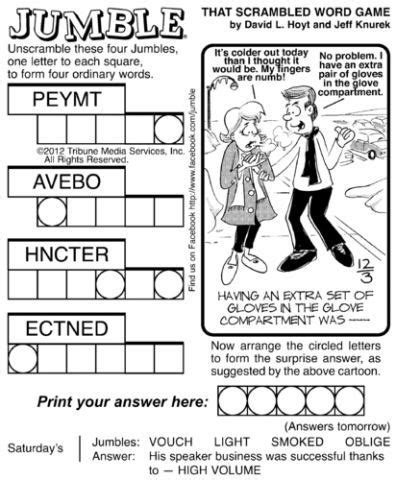 The comics curmudgeon category jumble archives the comics. word jumble puzzles printable | Jumbled words, Jumble word puzzle, Jumble puzzle