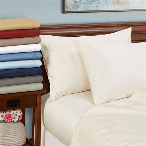 だいており Superior 1000 Thread Count Egyptian Cotton Solid Bed Sheet Set
