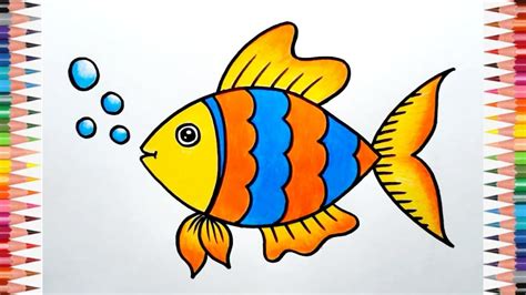 Fish Drawing For Beginners How To Draw Fish Step By Step Easy