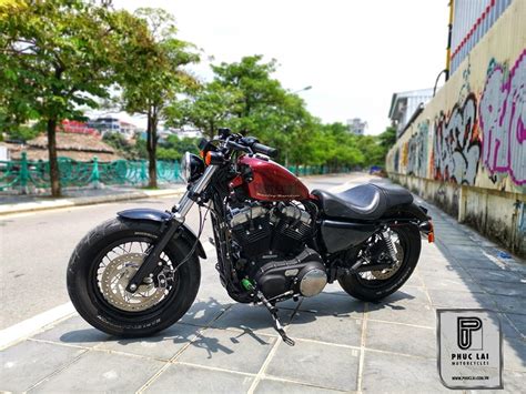 Harley Davidson 48 Red Metal Flake Phuc Lai Motorcycles