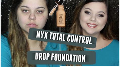 Sheer to full coverage foundation is just drops away with nyx professional makeup total control drop foundation! NYX TOTAL CONTROL DROP FOUNDATION REVIEW AND DEMO - YouTube