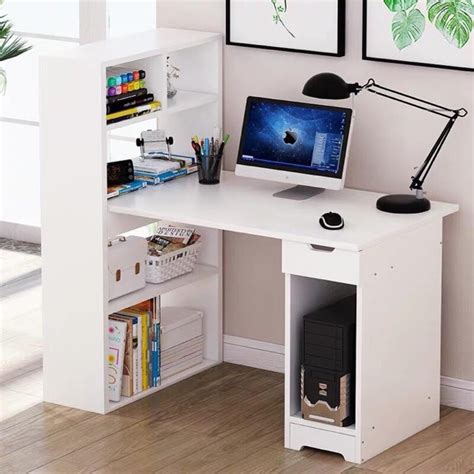 Our study table from shopee. Multifunctional Wooden Computer Table Desk PC Table ...