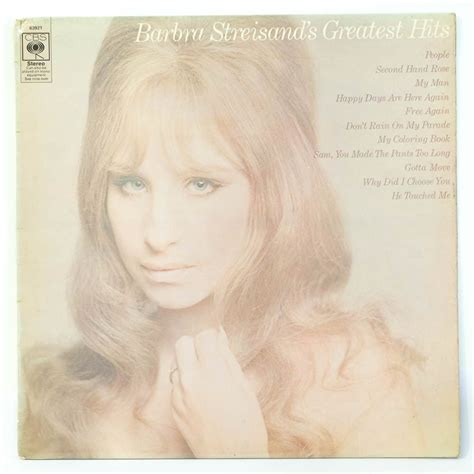 Barbra Streisand Barbra Streisand S Greatest Hits Raw Music Store