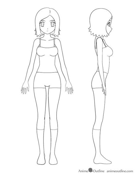 Anime Body Template Female