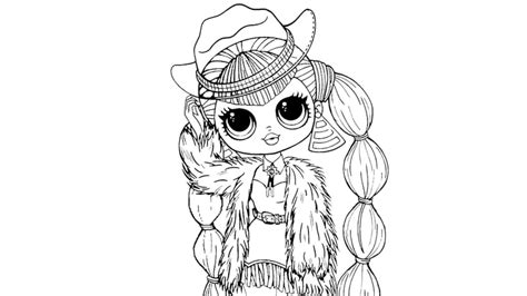 Dibujos para colorear LOL OMG. Imprime muñecas populares gratis