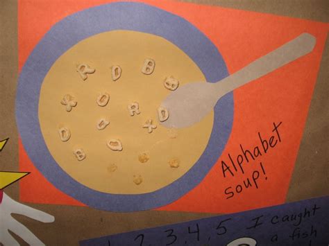 Alphabet Soup Craft Alphabet Soup Craft Alphabet Crafts Preschool