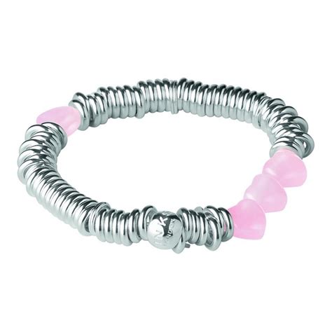 Links Of London Sweetie Rose Quartz Candy Hearts Bracelet Medium