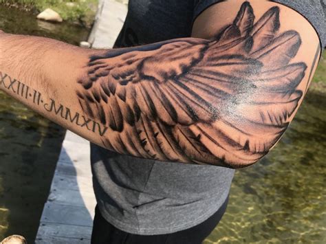 We did not find results for: Angel wings mens arm forearm elbow tattoo ideas black and ...