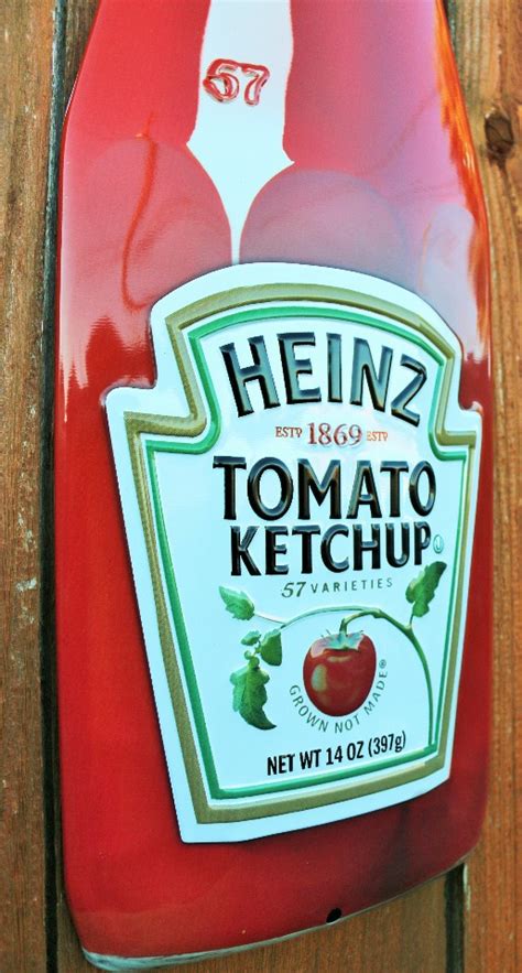Heinz 57 Tomato Ketchup Bottle Large Premium Tin Sign Beer Ande Rooney