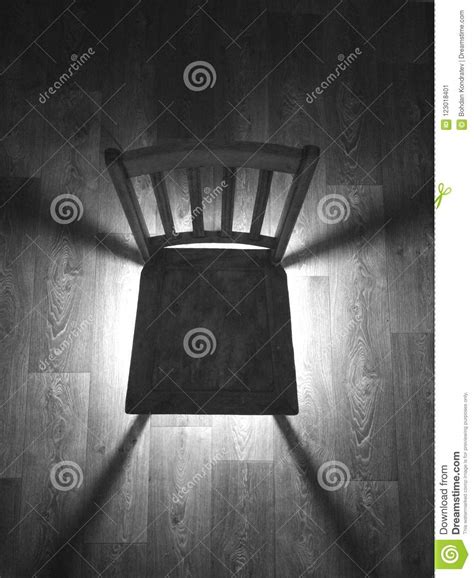 Chair In The Dark Room Stock Image Image Of Light Dark 123018401