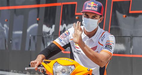 The le mans race took place after heavy rain and defending champion joan mir and marc marquez crashed out. MotoGP: Bent Plate Forced More Arm Surgery For Marc ...