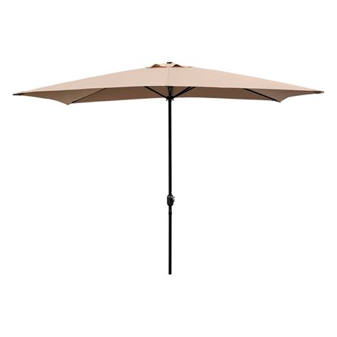 Abble 10 Ft Steel Rectangular Patio Umbrella
