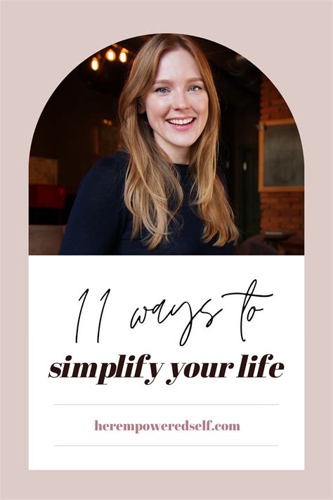 11 Ways To Simplify Your Life Simplify Life Overthinking