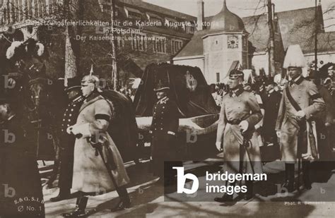 Image Of Funeral Of The Empress Augusta Victoria In Potsdam The