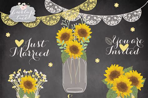 Download Sunflowers clipart By burlapandlace | TheHungryJPEG.com