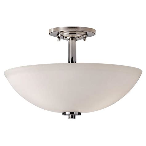 Maybe you would like to learn more about one of these? Feiss Malibu 3-Light Polished Nickel Semi-Flush Mount ...