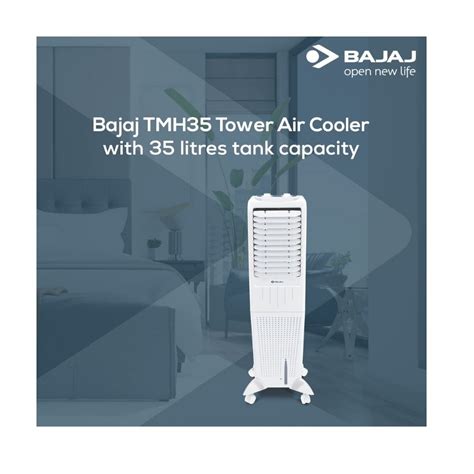 Bajaj Tmh35 Tower Air Cooler 35l White