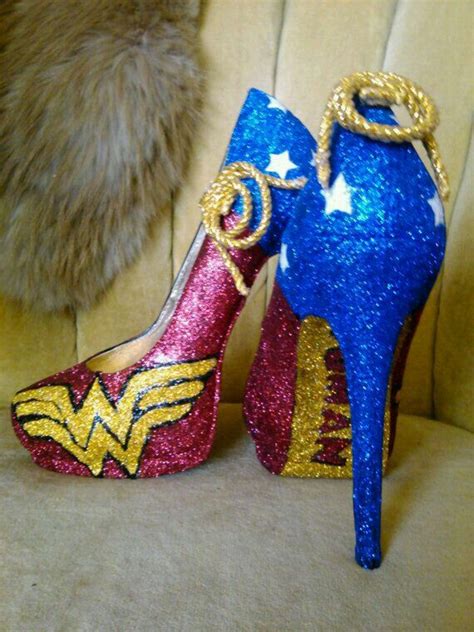 💖love The Shoe Wonder Woman Fan Art Comic Book Wedding Women