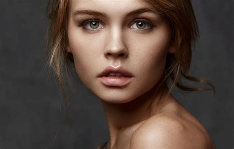 Обои глаза девушка модель портрет anastasia nastya Анастасия Щеглова картинки на рабочий