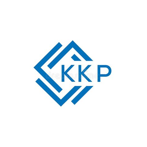 Kkp Letter Logo Design On White Background Kkp Creative Circle Letter