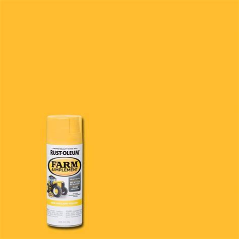 Rust Oleum 12 Oz Farm And Implement New Holland Yellow Spray Paint 6