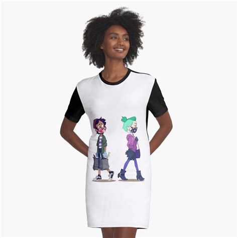 The Owl House Luz Noceda Amity Blight Graphic T Shirt Dress For Sale