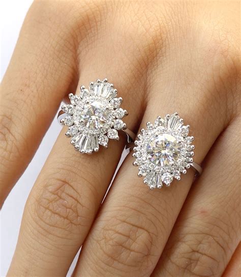 Vintage Inspired Engagement Rings Engagement Ring White Gold Topaz Engagement Ring Dream