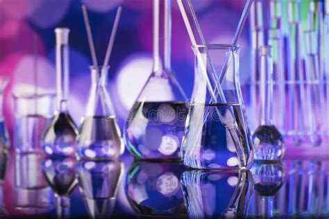 Laboratory Science Experiment Concept Background Stock Image Image