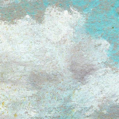 The Texture Of Pastels Sky And Clouds Pastel Drawing Drawing By