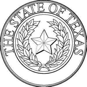 There shall be a seal of the state which shall be kept by the secretary of state, and used by him officially under the direction of the governor. Texas State Seal Coloring Page - Bing images | Texas ...
