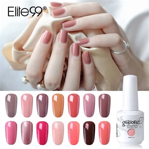 Elite99 15ml Nude Color Gel Nail Polish Soak Off Nails Polish Gel For