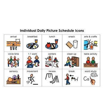 #preschool #preschoolschedule #prek #halfday #fulldaypreschool. Classroom Picture Schedules, Within-Task Schedules, Home P | Classroom pictures, Kindergarten ...