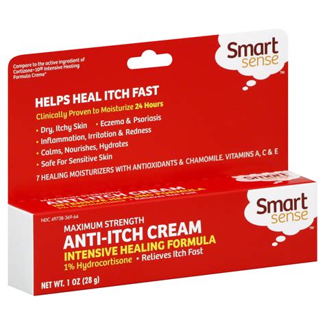 Smart Sense Anti Itch Cream Maximum Strength Intensive Healing