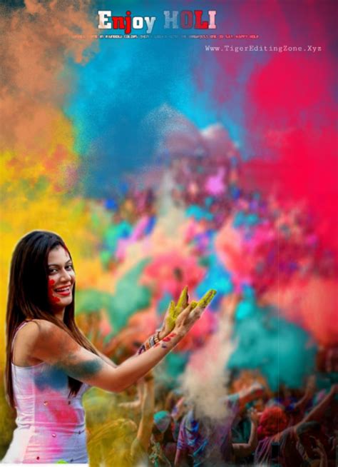 Colorful Happy Holi Photoshop Photo Editing Background Full Hd Download