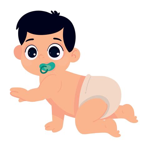 Crawling Baby Icon 16754545 Vector Art At Vecteezy
