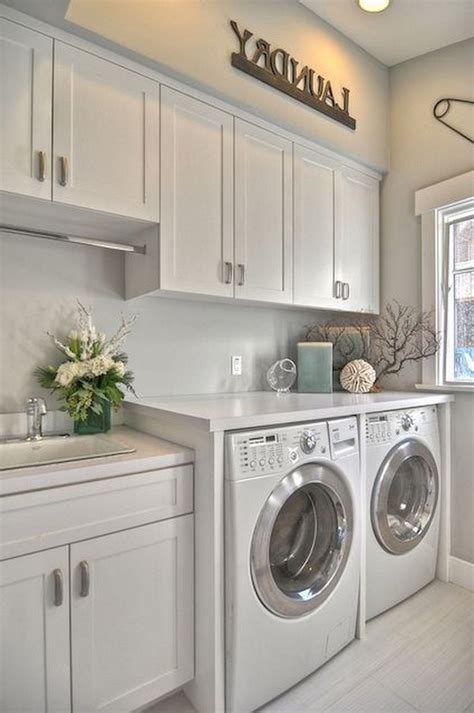 80+ Amazing Small Farmhouse Laundry Room Decor Ideas